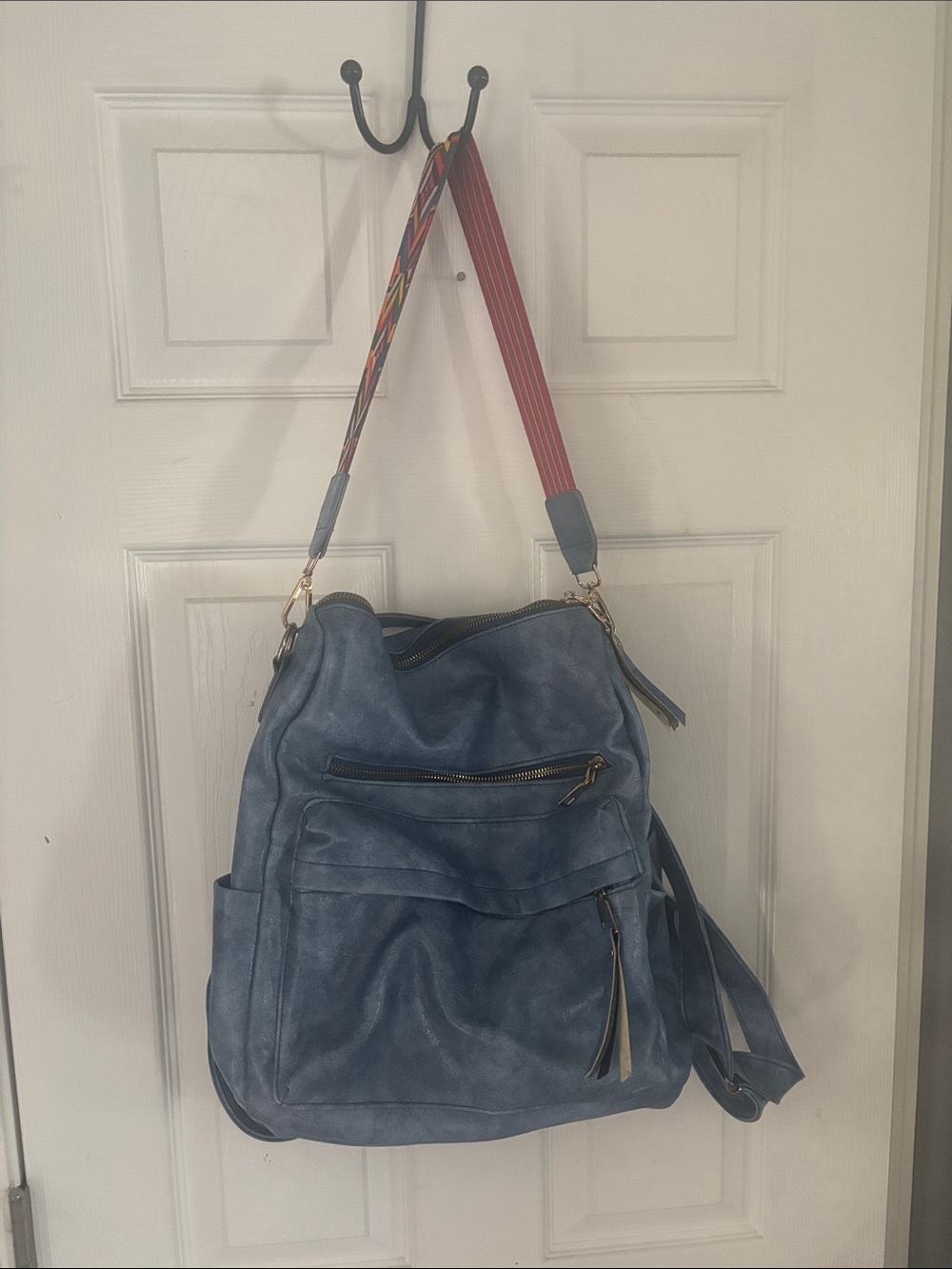 Blue Women’s Casual Shoulder Bag - Unbranded